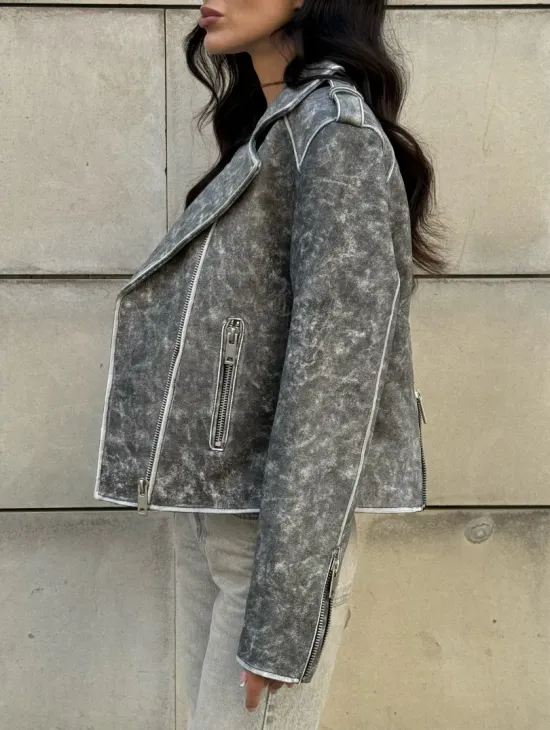 Косуха из натуральной кожи  VINTAGE COLLECTION - фото 10