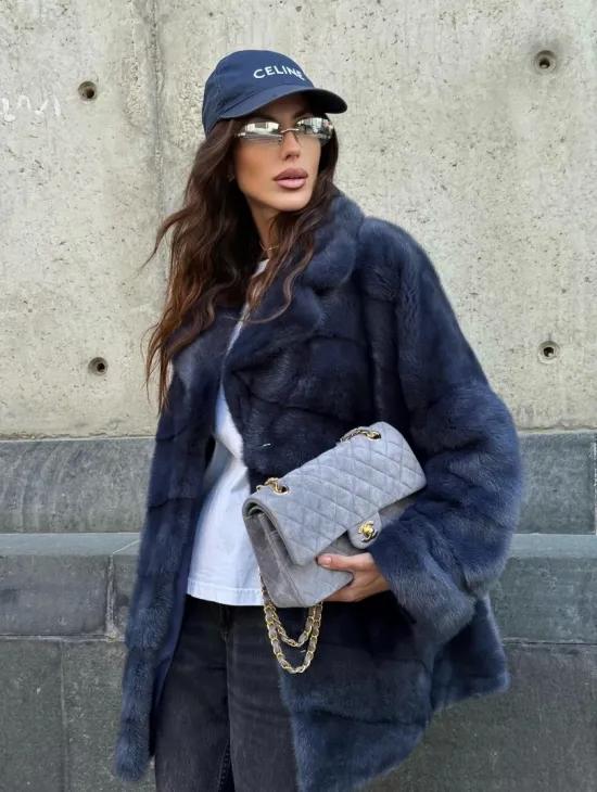 Короткая норковая шуба - автоледи - фото 7