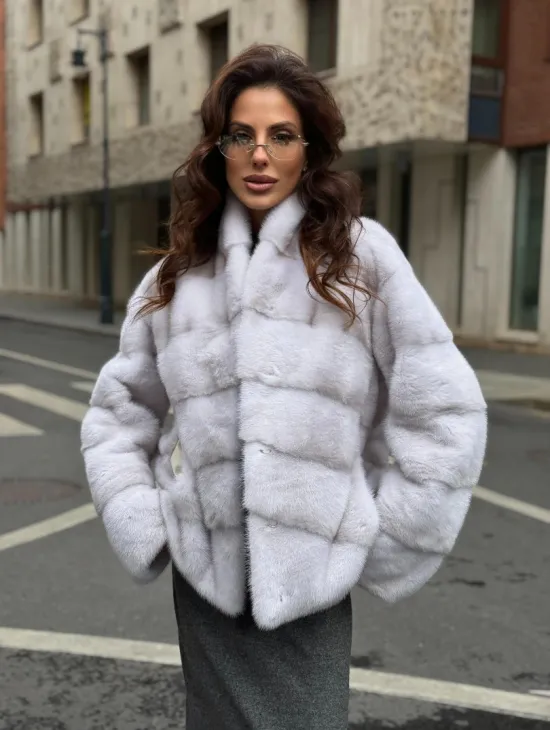 Шуба норковая - короткий жакет - фото 8