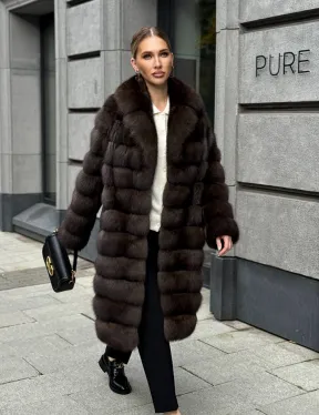 Шуба из соболиного меха - фото 17