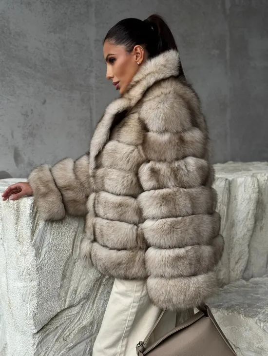 Шуба из песца - фото 6
