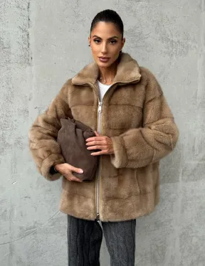 Норковая куртка - фото 9