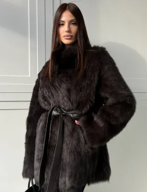 Женская дубленка из тосканы - фото 0