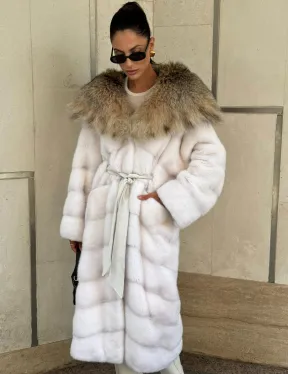 Норка кимоно с капюшоном рысь - фото 7